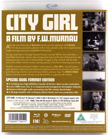 City Girl [Blu-Ray]+[DVD]