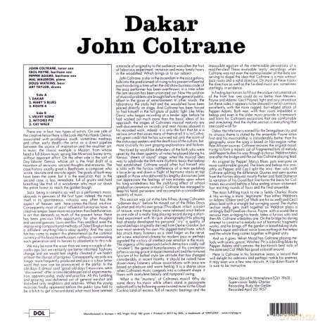 John Coltrane: Dakar [Winyl]
