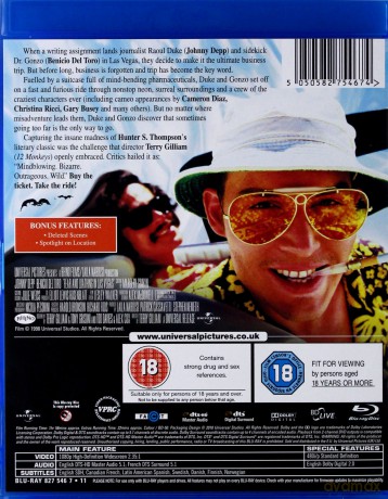 Fear And Loathing In Las Vegas (Las Vegas Parano) [Blu-Ray]