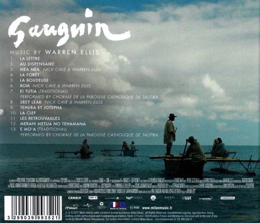 Gauguin soundtrack (Warren Ellis) [CD]