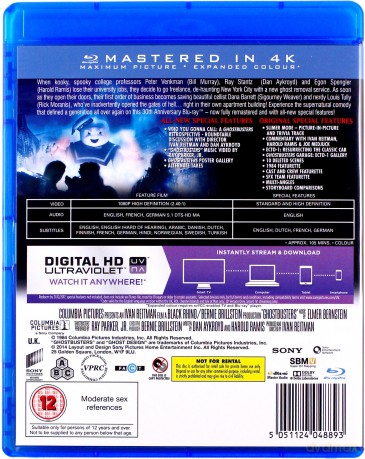 Ghostbusters (Pogromcy duchów) (Mastered in 4K) [Blu-Ray]