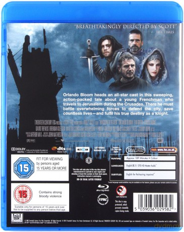 Kingdom of Heaven (Królestwo niebieskie) (Director's Cut) [Blu-Ray]