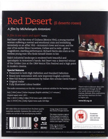 Red Desert Il Deserto Rosso [Blu-Ray]+[DVD]