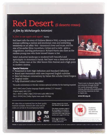 Red Desert Il Deserto Rosso [Blu-Ray]+[DVD]