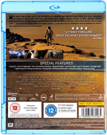 The Martian [Blu-Ray]