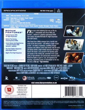 Unbreakable [Blu-Ray]
