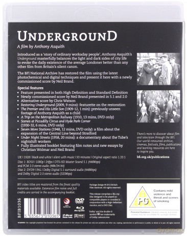 Underground [Blu-Ray]+[DVD]