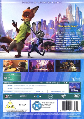 Zootropolis (Zwierzogród) (Disney) [DVD]
