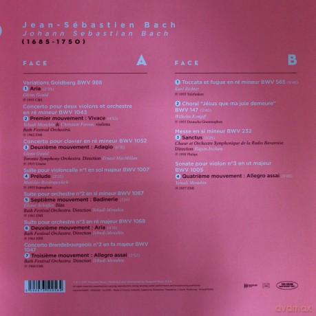 Jean-Sebastien Bach: The Masterpieces Of... [Winyl]