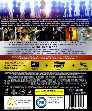 Close Encounters Of The Third Kind (Bliskie spotkania trzeciego stopnia) [BOX] [Blu-Ray 4K]+[2xBlu-Ray]