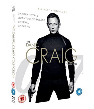 007 James Bond Daniel Craig Collection: Casino Royale / Quantum of Solace / Skyfall / Spectre (English) [4xBlu-Ray]