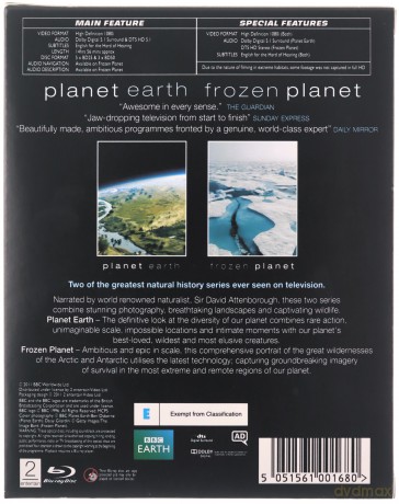 Frozen Planet / Planet Earth (Planeta Ziemia / Lodowa planeta) [Blu-Ray]