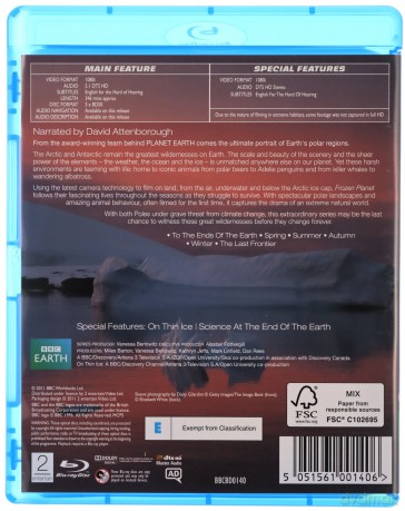 Frozen Planet / Planet Earth (Planeta Ziemia / Lodowa planeta) [Blu-Ray]