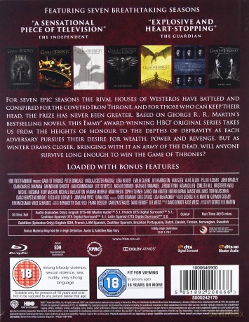 Gra o Tron Sezon 1-7 [Blu-Ray]