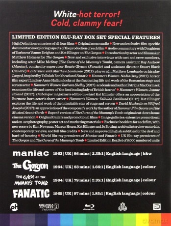 Hammer Volume One: Fear Warning [4xBlu-Ray]