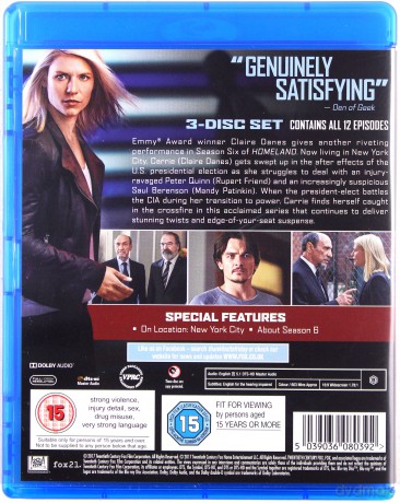 Homeland Season 6 [3xBlu-Ray]