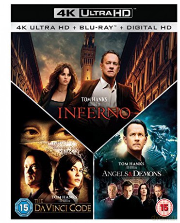 Inferno / Anioły i Demony / Kod da Vinci (Kod da Vinci / Anioły i demony / Inferno) [BOX] (Kod da Vinci / Anioły i demony / Inferno) [3xBlu-Ray 4K]+[3xBlu-Ray]