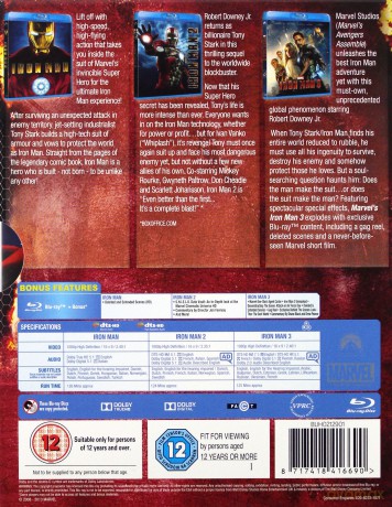 Iron Man Triplepack [3xBlu-Ray]