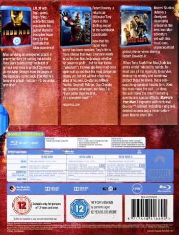 Iron Man Triplepack [3xBlu-Ray]