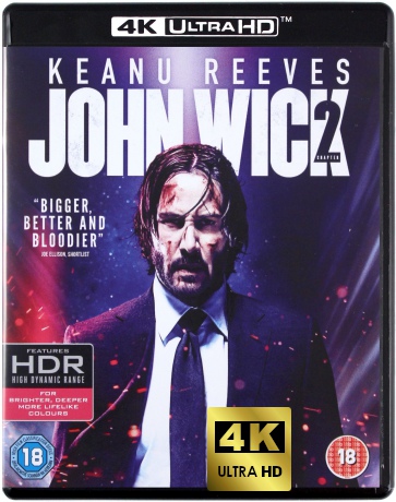 John Wick Chapter 2 [Blu-Ray 4K]+[Blu-Ray]