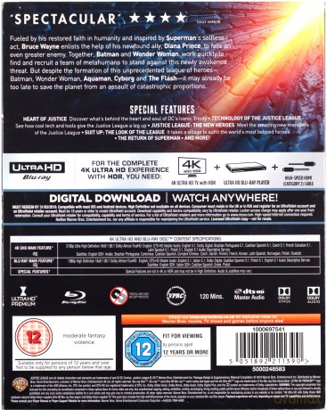 Liga Sprawiedliwości [Blu-Ray 4K]+[Blu-Ray]