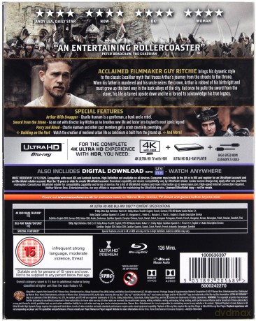 Król Artur: Legenda miecza [Blu-Ray 4K]+[Blu-Ray]