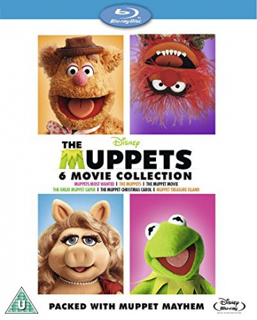 Muppets 6 Pack (Muppety: Poza prawem / Muppety / Muppety jadą do Hollywood / Muppety na tropie / Opowieść wigilijna Muppetów / Muppety na Wyspie Skarbów) [5xBlu-Ray]