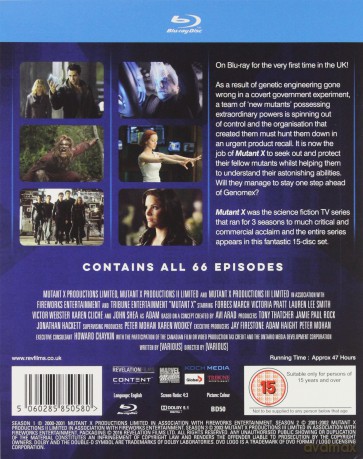 Mutant X The Complete Collection [Blu-Ray]