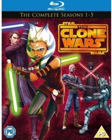 Star Wars Clone Wars Season 1-5 [BOX] [15xBlu-Ray]