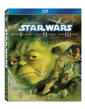 Star Wars Trilogy Episodes I II And III (Gwiezdne wojny: Część I - Mroczne widmo / Gwiezdne wojny: Część II - Atak klonów / Gwiezdne wojny: Część III - Zemsta Sithów) [3xBlu-Ray]