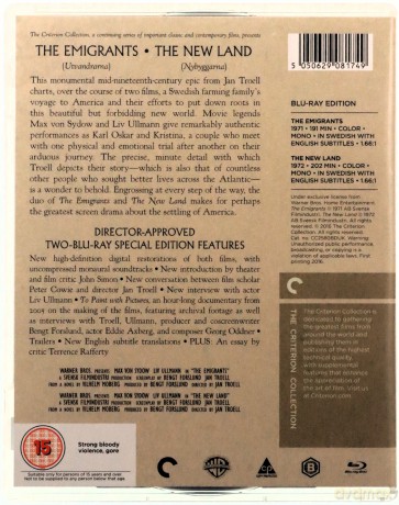 The Emigrants / The New Land (Emigranci / Osadnicy) [2xBlu-Ray]