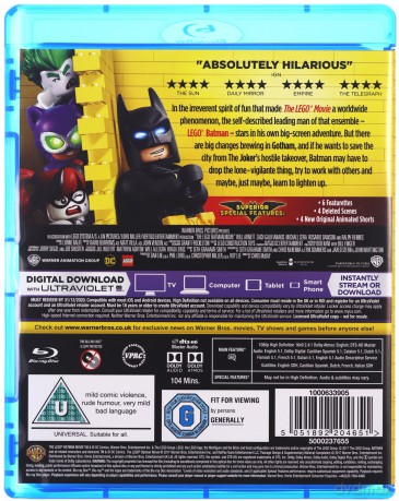 The Lego Batman Movie [Blu-Ray]