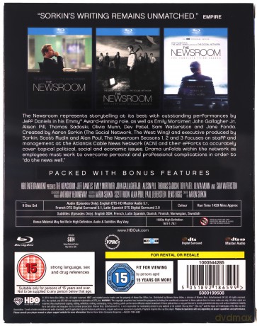 The Newsroom Complete Season 1-3 [9xBlu-Ray]