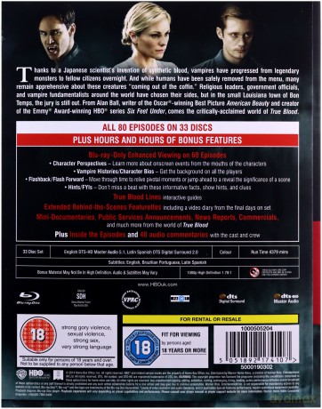 The True Blood Complete Season 1-7 [34xBlu-Ray]