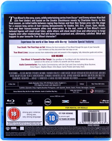 The True Blood Complete Season 1-7 [34xBlu-Ray]