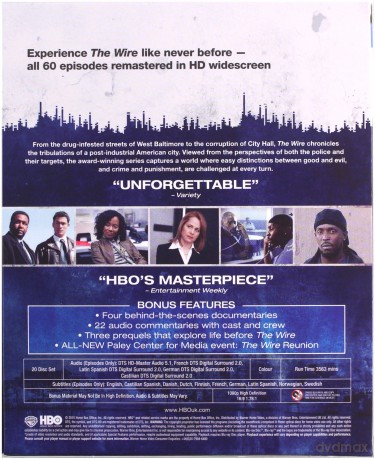 The Wire Season 1-5 (Prawo ulicy) [BOX] [20xBlu-Ray]