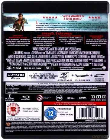 Tomb Raider [Blu-Ray 4K]+[Blu-Ray]