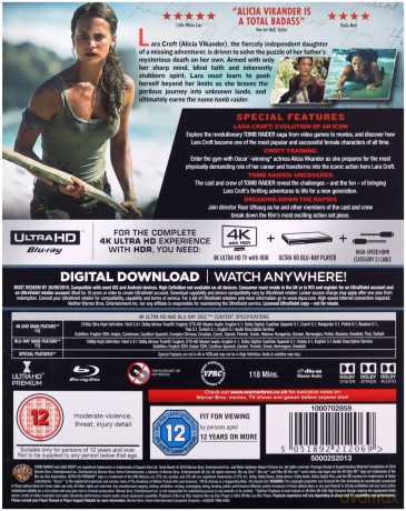 Tomb Raider [Blu-Ray 4K]+[Blu-Ray]