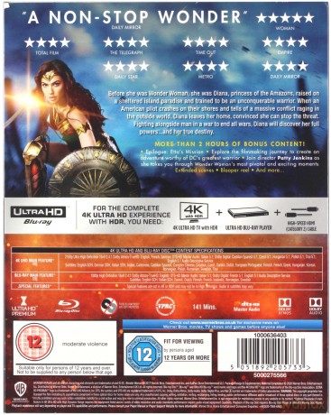 Wonder Woman [Blu-Ray 4K]+[Blu-Ray]