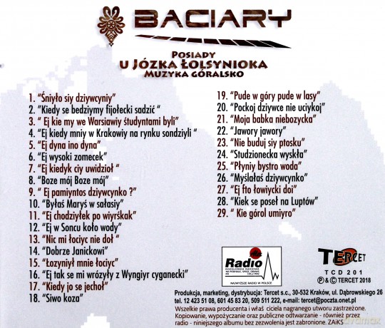 Baciary: Posiady u Józka Łolsynioka [CD]