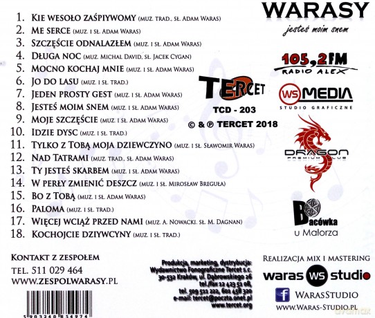 Warasy: Jesteś Moim Snem [CD]