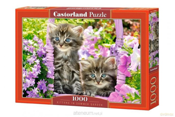 CASTORLAND 1000 el. Kittens in Summer Garden [PUZZLE]