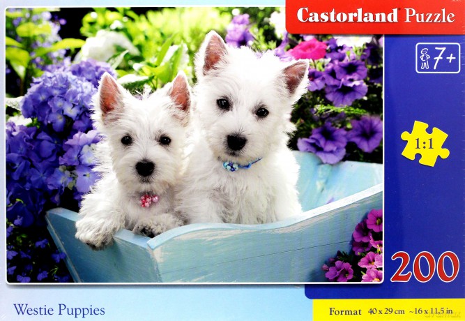CASTORLAND 200 el. Westie Puppies [PUZZLE]
