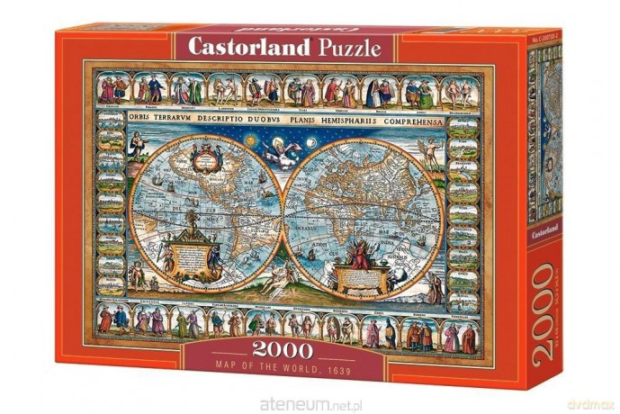 CASTORLAND 2000 el. Mapa Świata [PUZZLE]