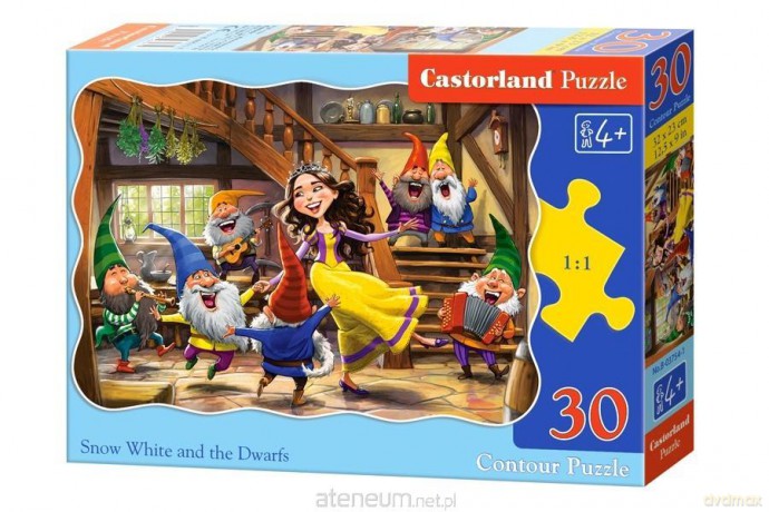CASTORLAND 30 el. Królewna Śnieżka i Krasnoludki [PUZZLE]