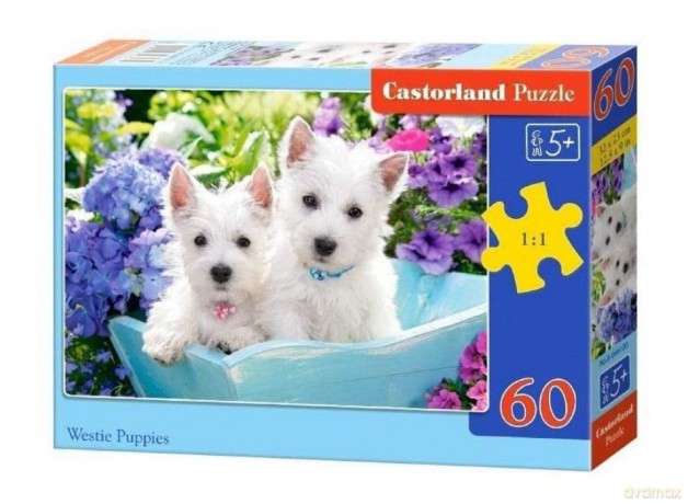 CASTORLAND 60 el. Westie Puppies [PUZZLE]