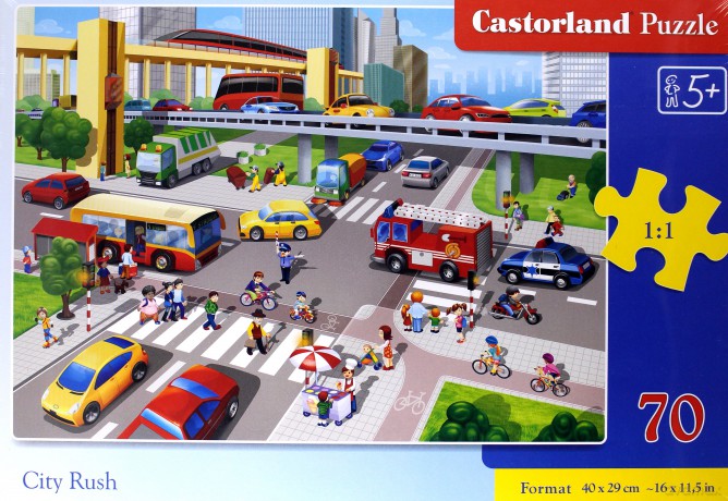 CASTORLAND 70 el. City Rush [PUZZLE]