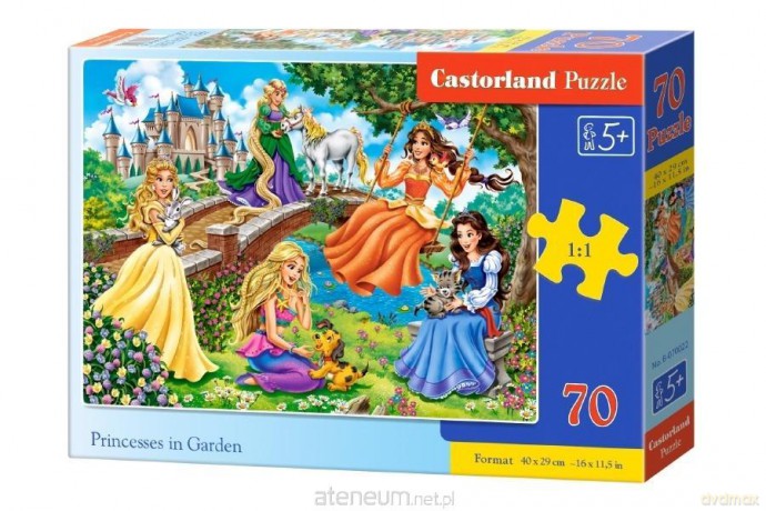 CASTORLAND 70 el. Księżniczki w ogrodzie / Princess in Garden [PUZZLE]