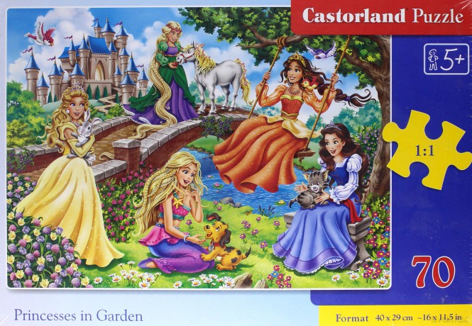 CASTORLAND 70 el. Księżniczki w ogrodzie / Princess in Garden [PUZZLE]