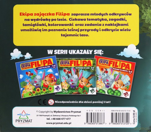 Ciekawska ekipa zajączka Filipa 5-7lat - Martyna Bubicz [KSIĄŻKA]